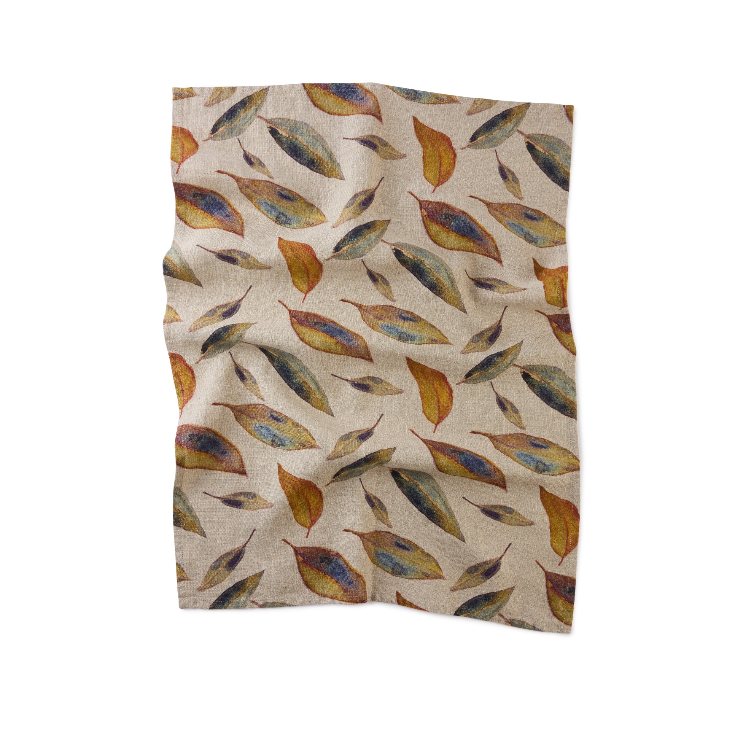Gewürzhaus - Linen Tea Towel - Golden Fall on Natural