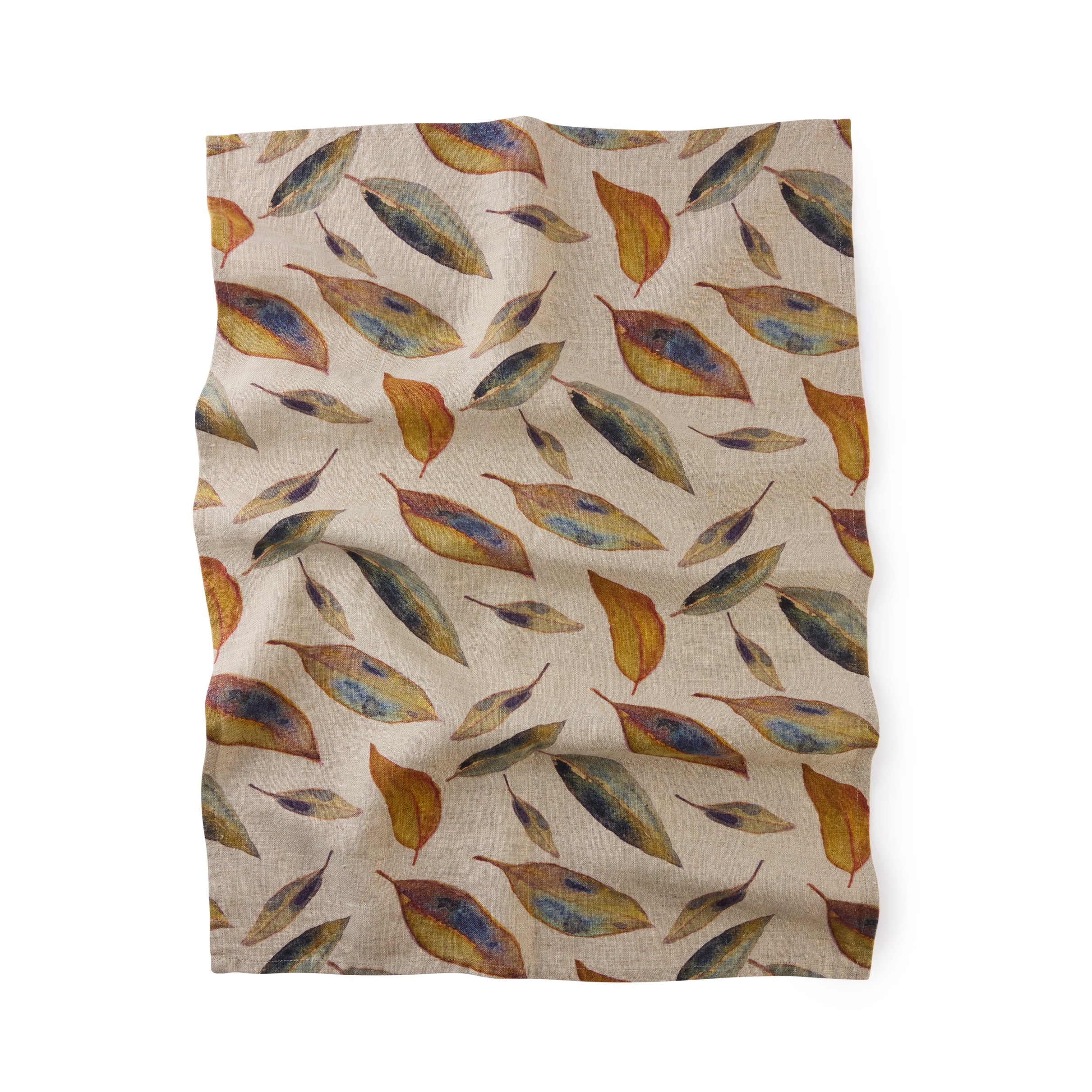 Gewürzhaus - Linen Tea Towel - Golden Fall on Natural