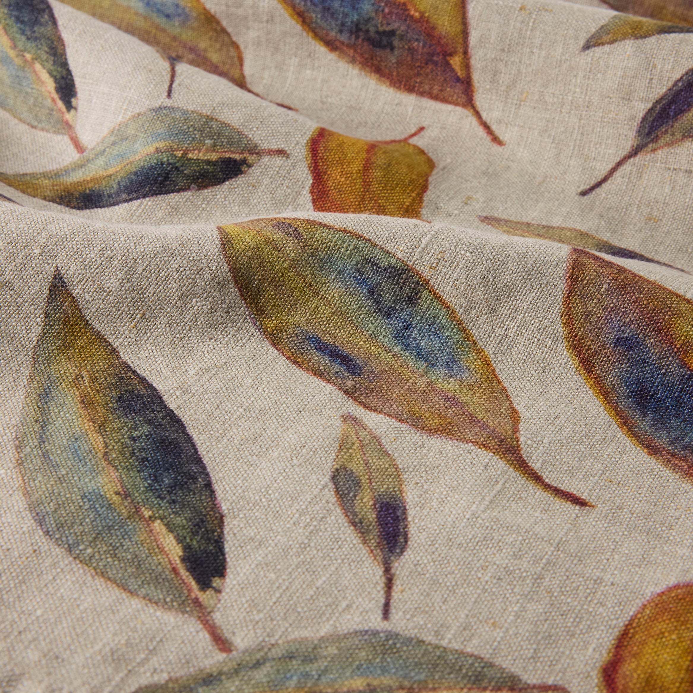 Gewürzhaus - Linen Tea Towel - Golden Fall on Natural