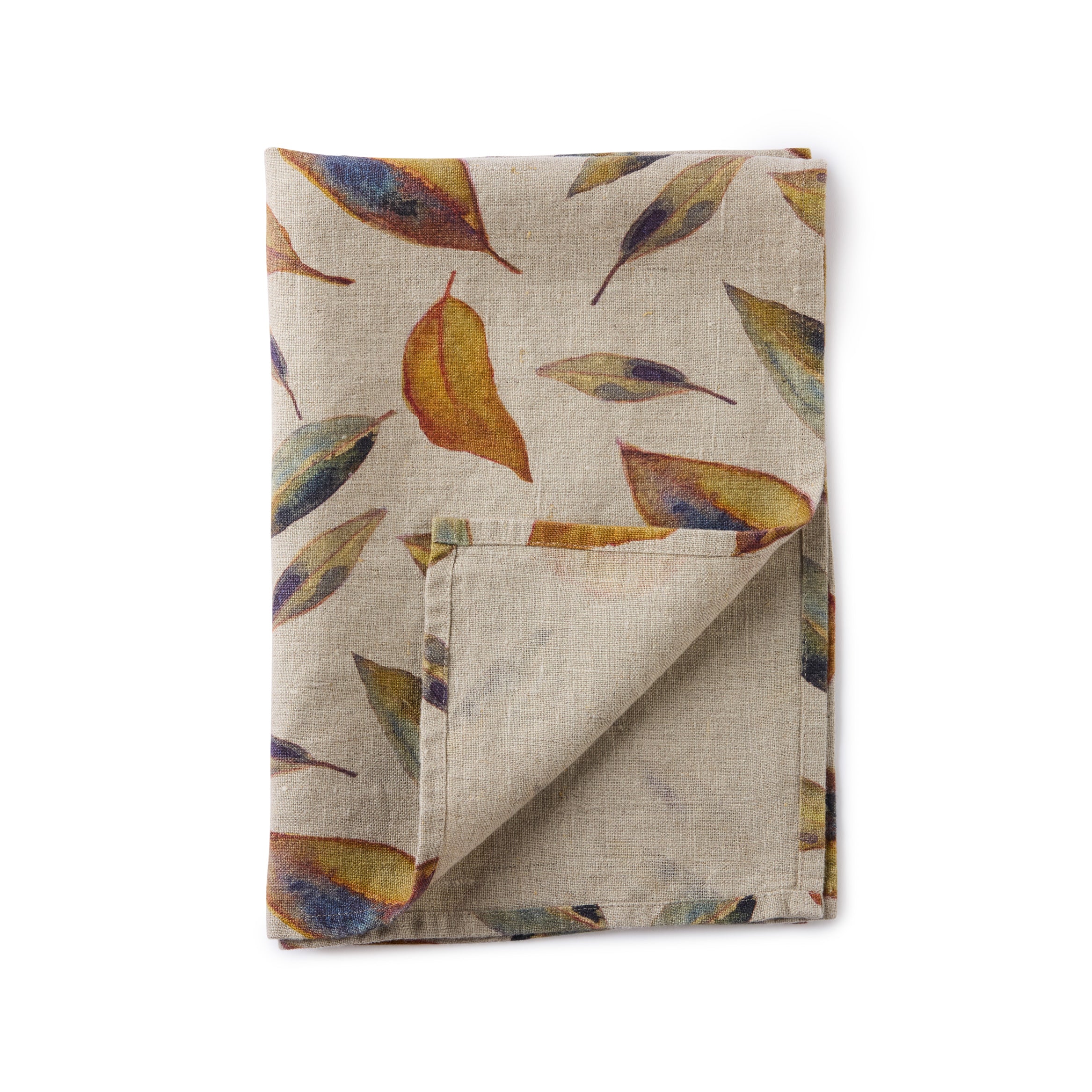 Gewürzhaus - Linen Tea Towel - Golden Fall on Natural