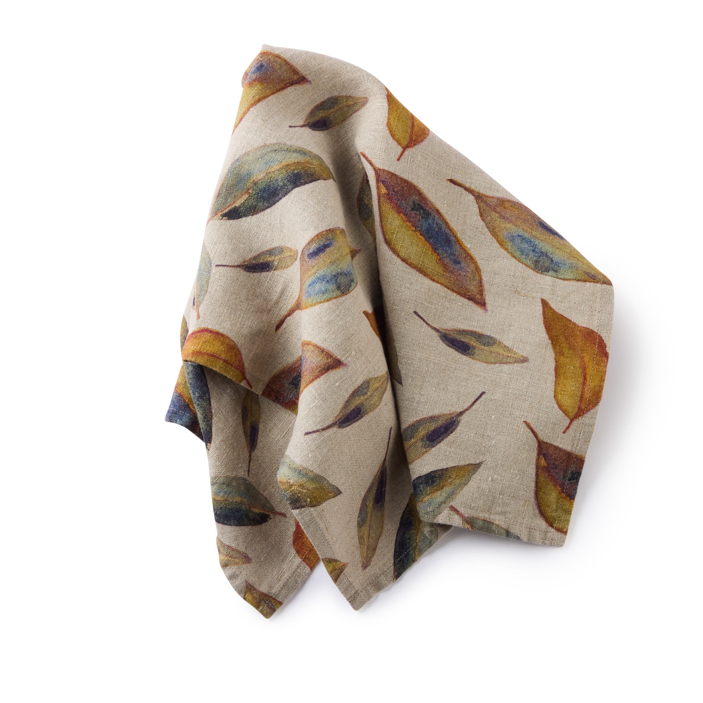 Gewürzhaus - Linen Tea Towel - Golden Fall on Natural