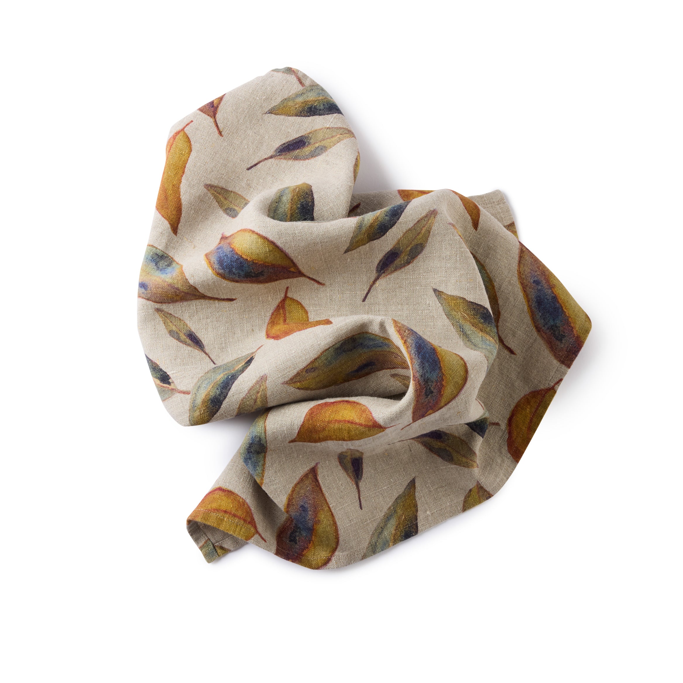 Gewürzhaus - Linen Tea Towel - Golden Fall on Natural