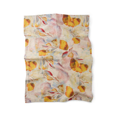 Gewürzhaus - Linen Tea Towel - Orange Flow on Natural