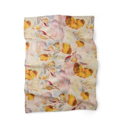 Gewürzhaus - Linen Tea Towel - Orange Flow on Natural