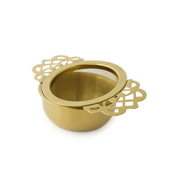 Gewürzhaus Lace Tea Strainer Gold