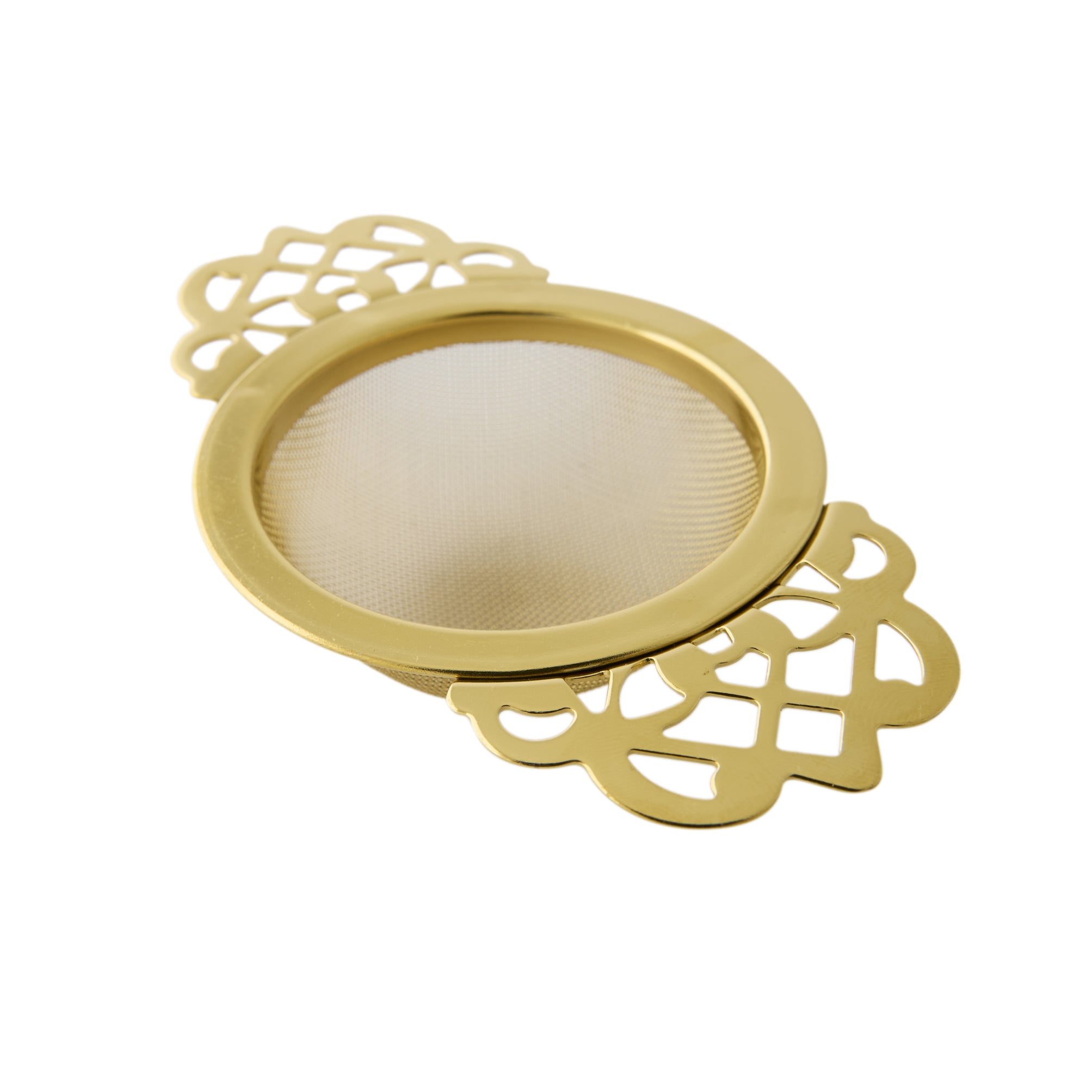 Gewürzhaus Lace Tea Strainer Gold