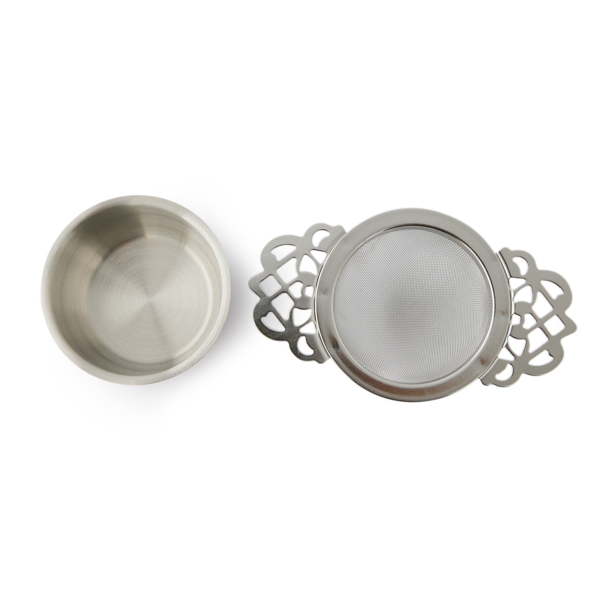 Gewürzhaus Lace Tea Strainer Silver