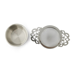 Gewürzhaus Lace Tea Strainer Silver