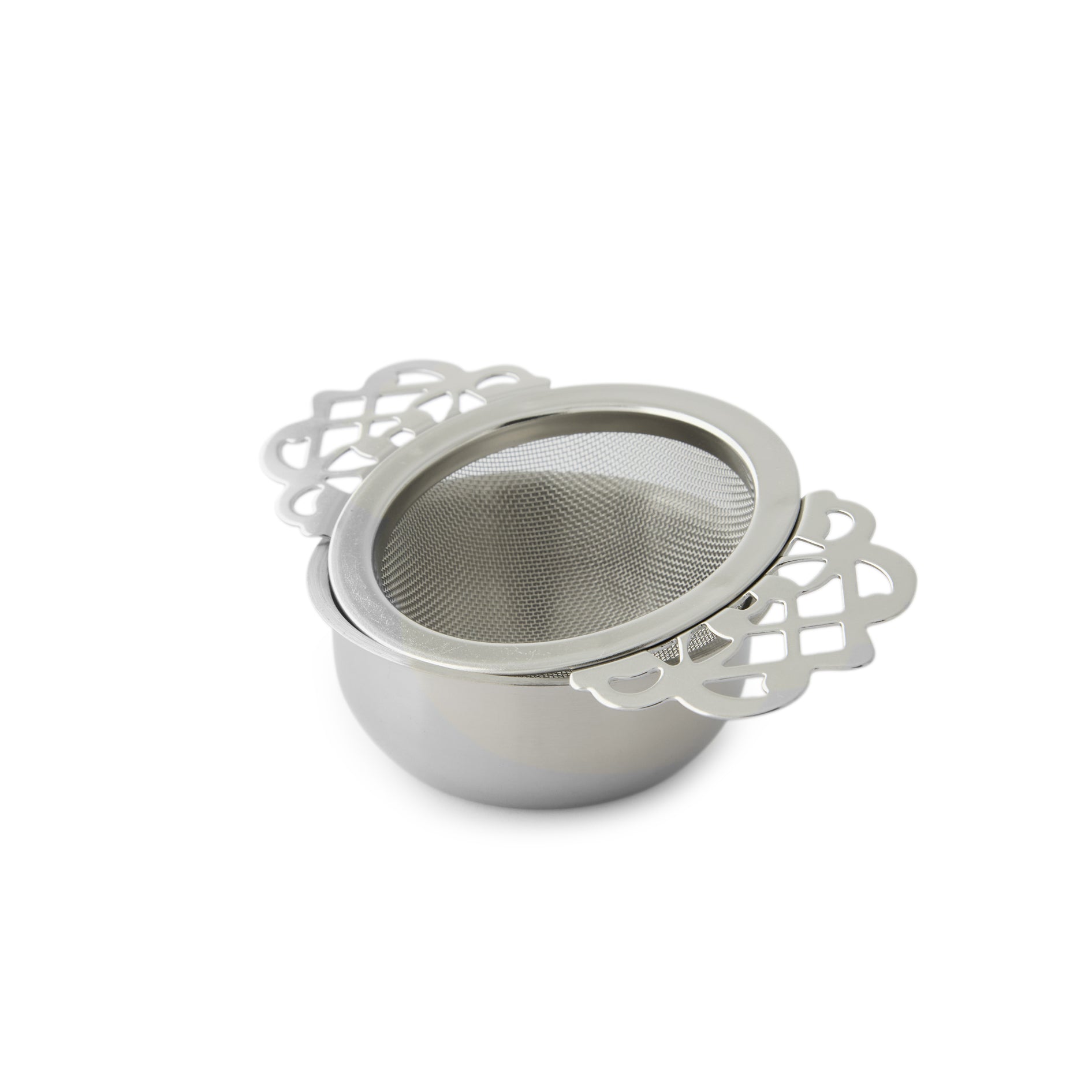 Gewürzhaus Lace Tea Strainer Silver