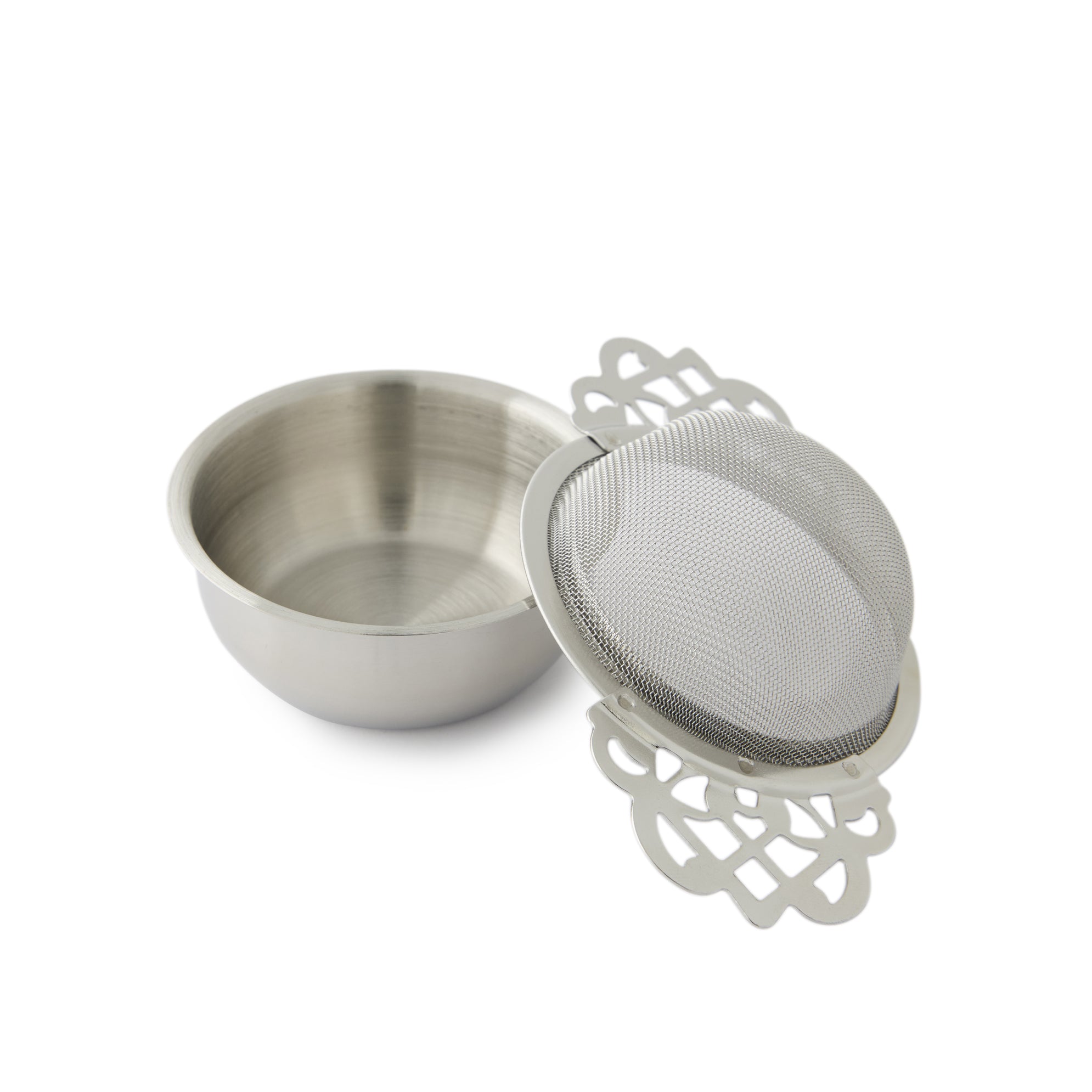 Gewürzhaus Lace Tea Strainer Silver