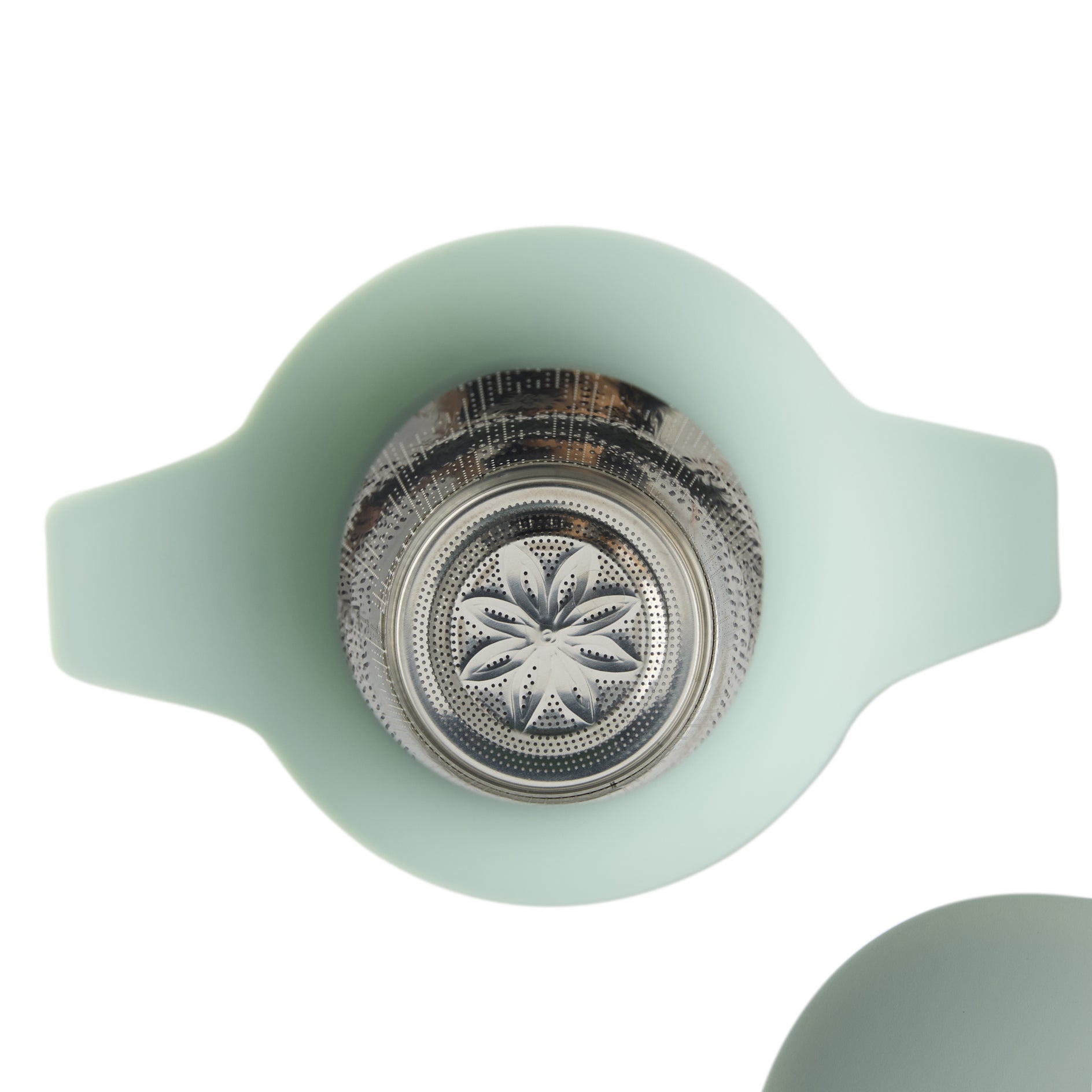 Gewürzhaus Tea Strainer Two Handle With Grey Lid