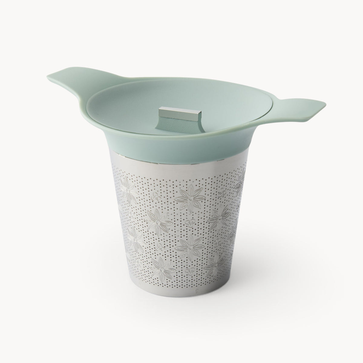 Gewürzhaus - Gewürzhaus Tea Strainer Two Handle With Grey Lid