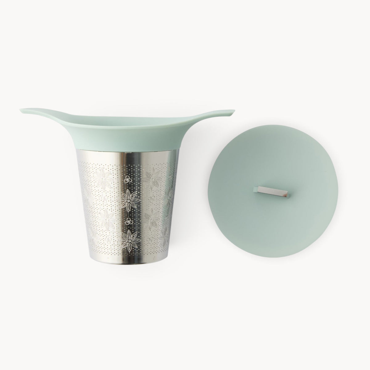 Gewürzhaus - Gewürzhaus Tea Strainer Two Handle With Grey Lid