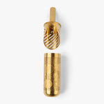 Gewürzhaus - Popsicle Tea Infuser in Gold with flower pattern