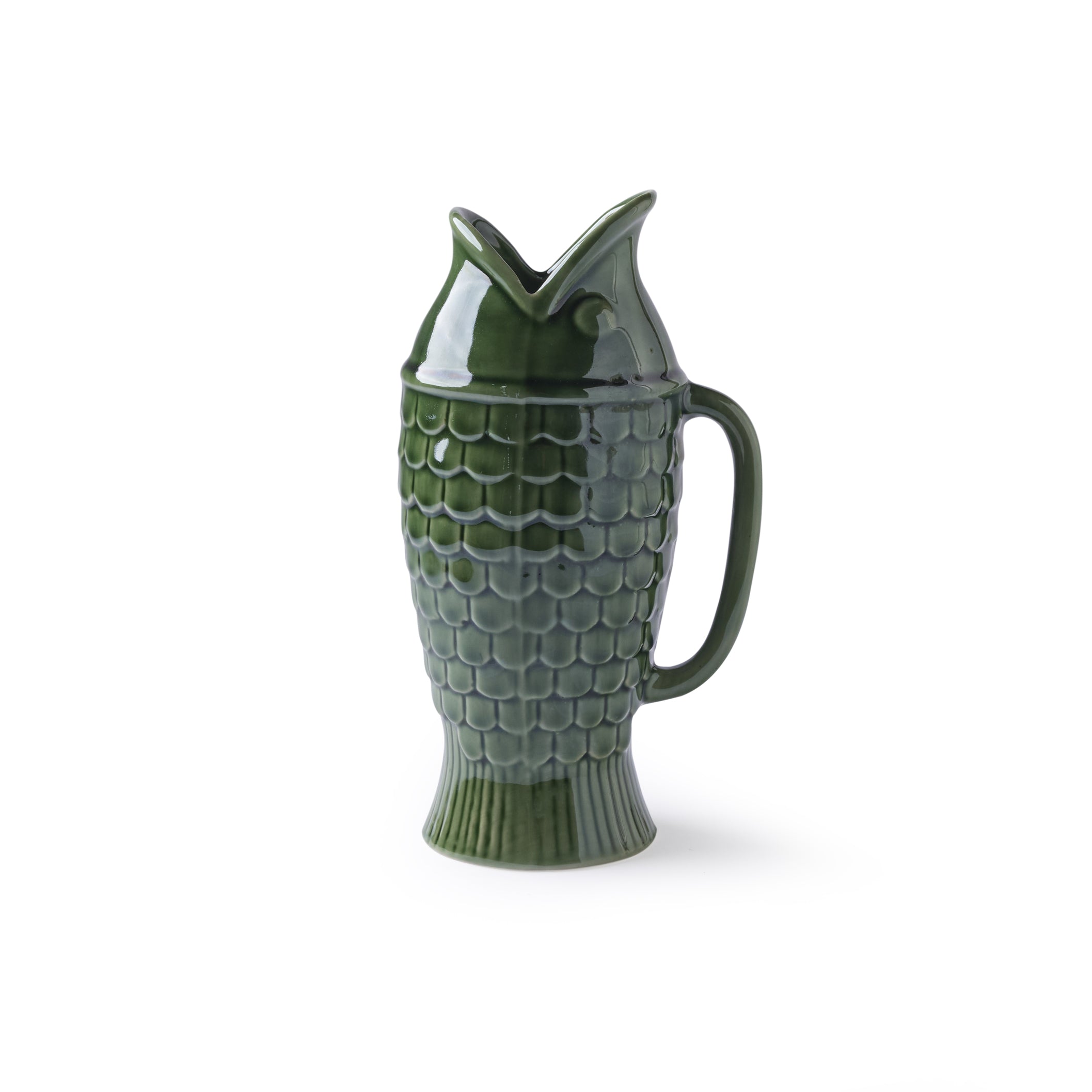 Gewurzhaus - Fish Ceramic Jug Green