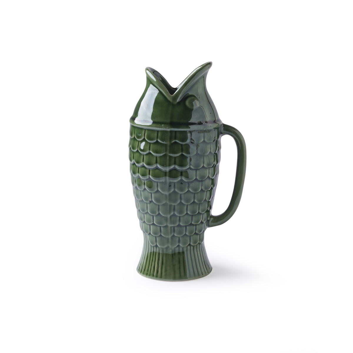 Gewurzhaus - Fish Ceramic Jug Green