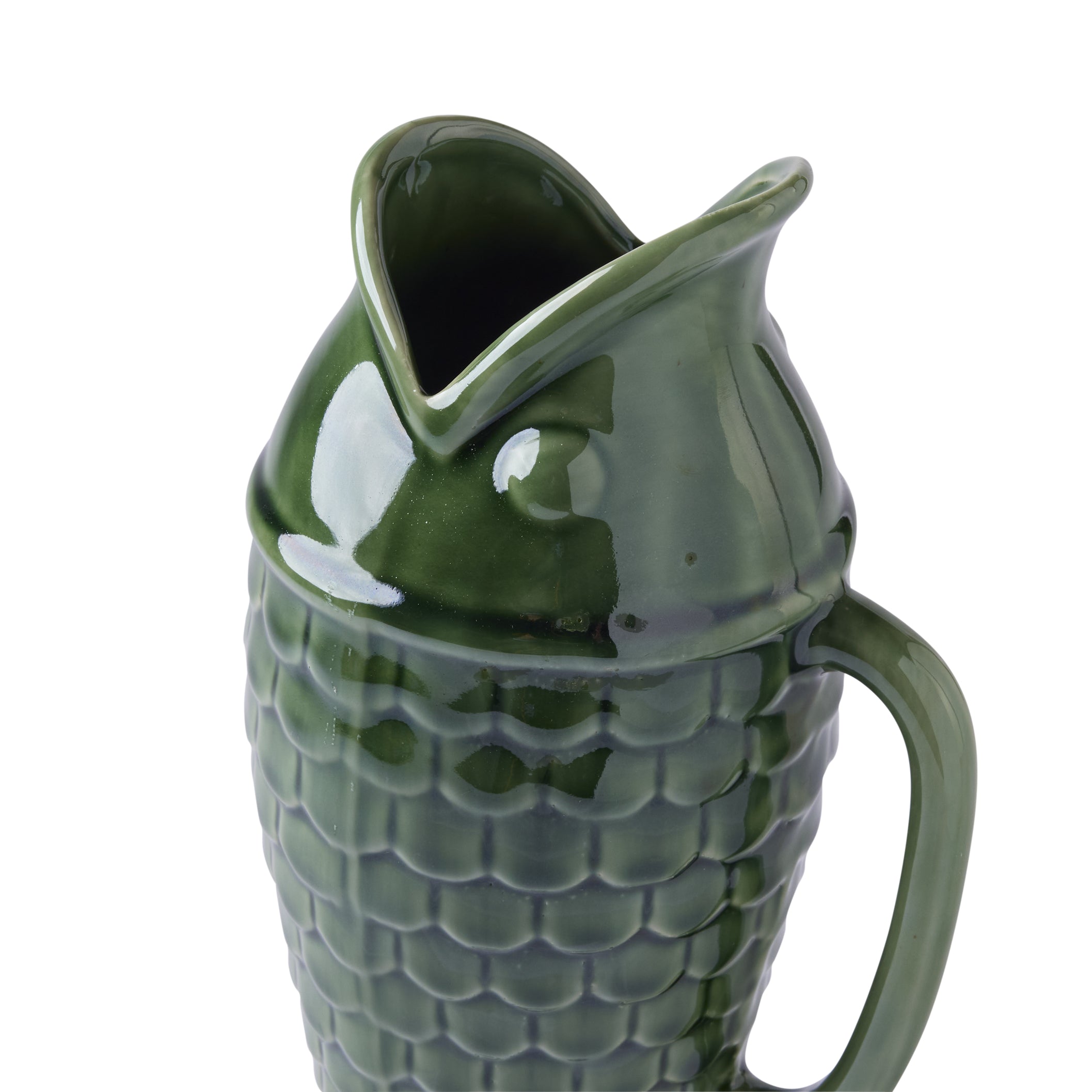 Gewurzhaus - Fish Ceramic Jug Green