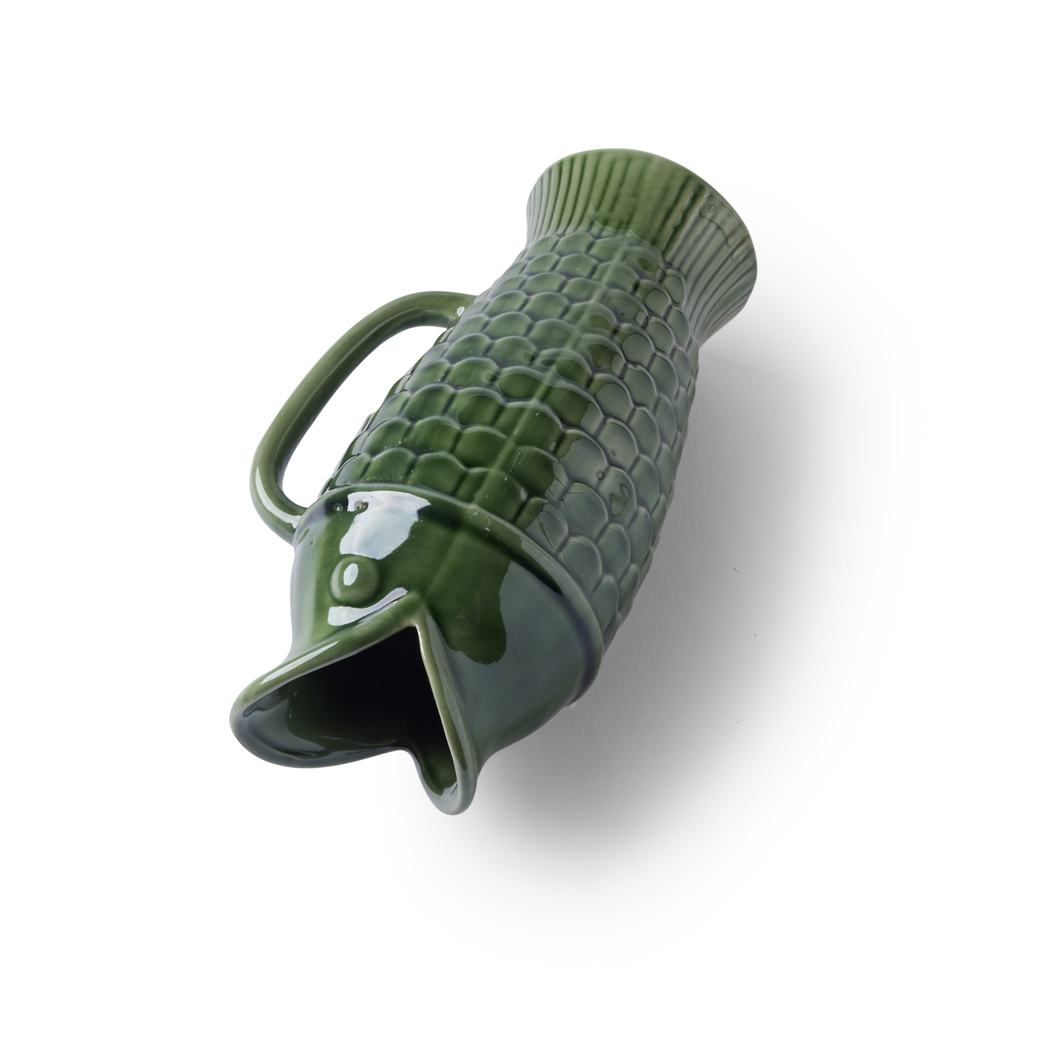 Gewurzhaus - Fish Ceramic Jug Green