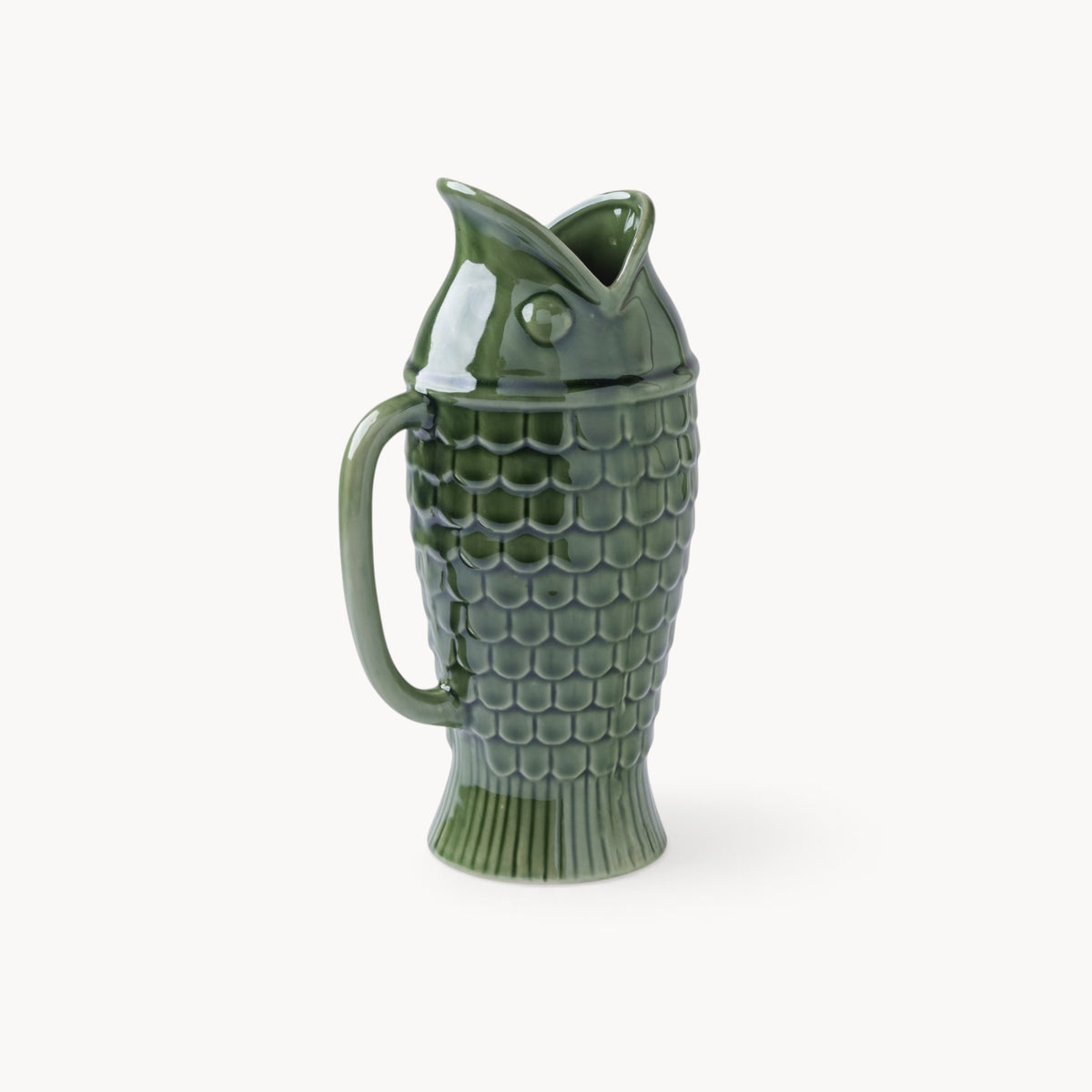 Gewürzhaus - Fish Ceramic Jug Green