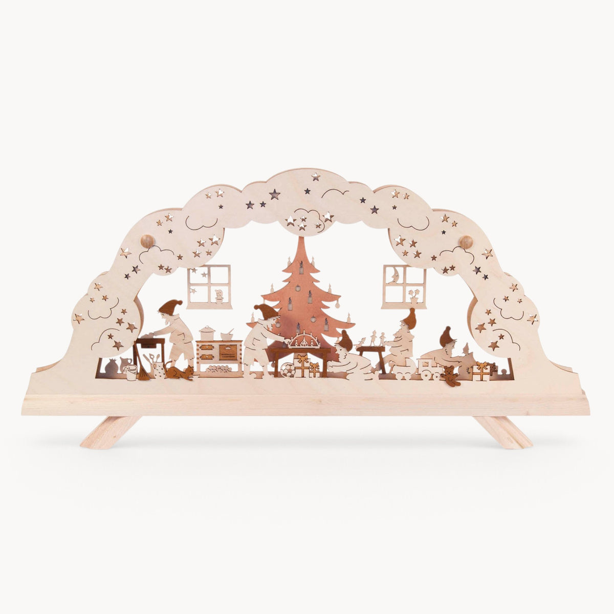 Gewürzhaus - Candle Arch, Santa's Workshop, LED Lights