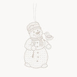 Gewürzhaus - Hanging Tree Ornament, Lace Snowman