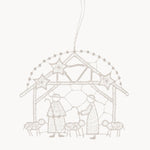 Gewürzhaus - Hanging Ornament, Lace, Shepherds with Flock