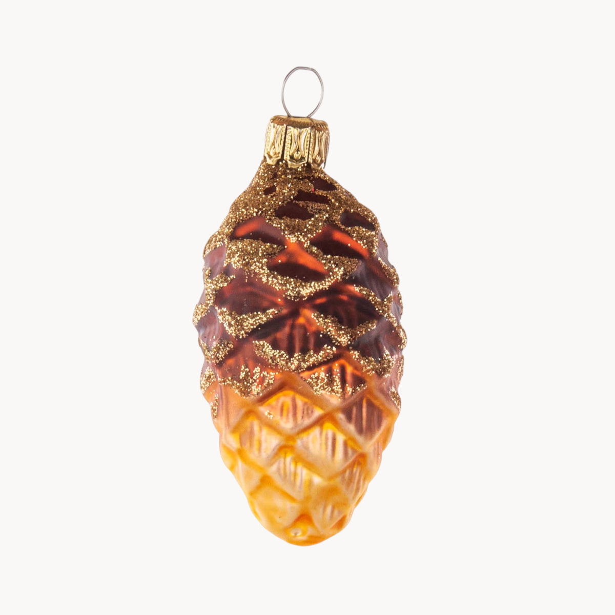 Gewürzhaus - Hanging Ornament, Pinecone, Hand Painted Glass