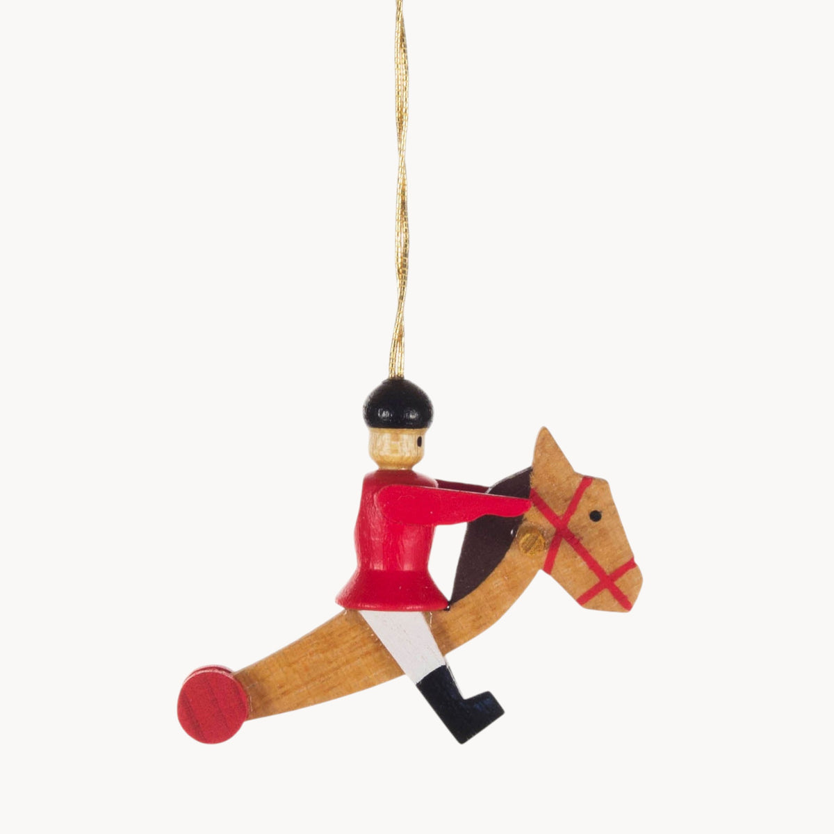 Gewürzhaus - Hanging Ornament, Rider on Horse, Red