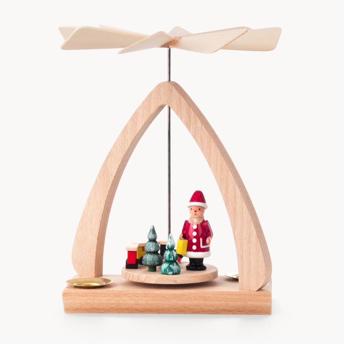 Gewürzhaus - Pyramid, Santa with Train, Pyramid Candles