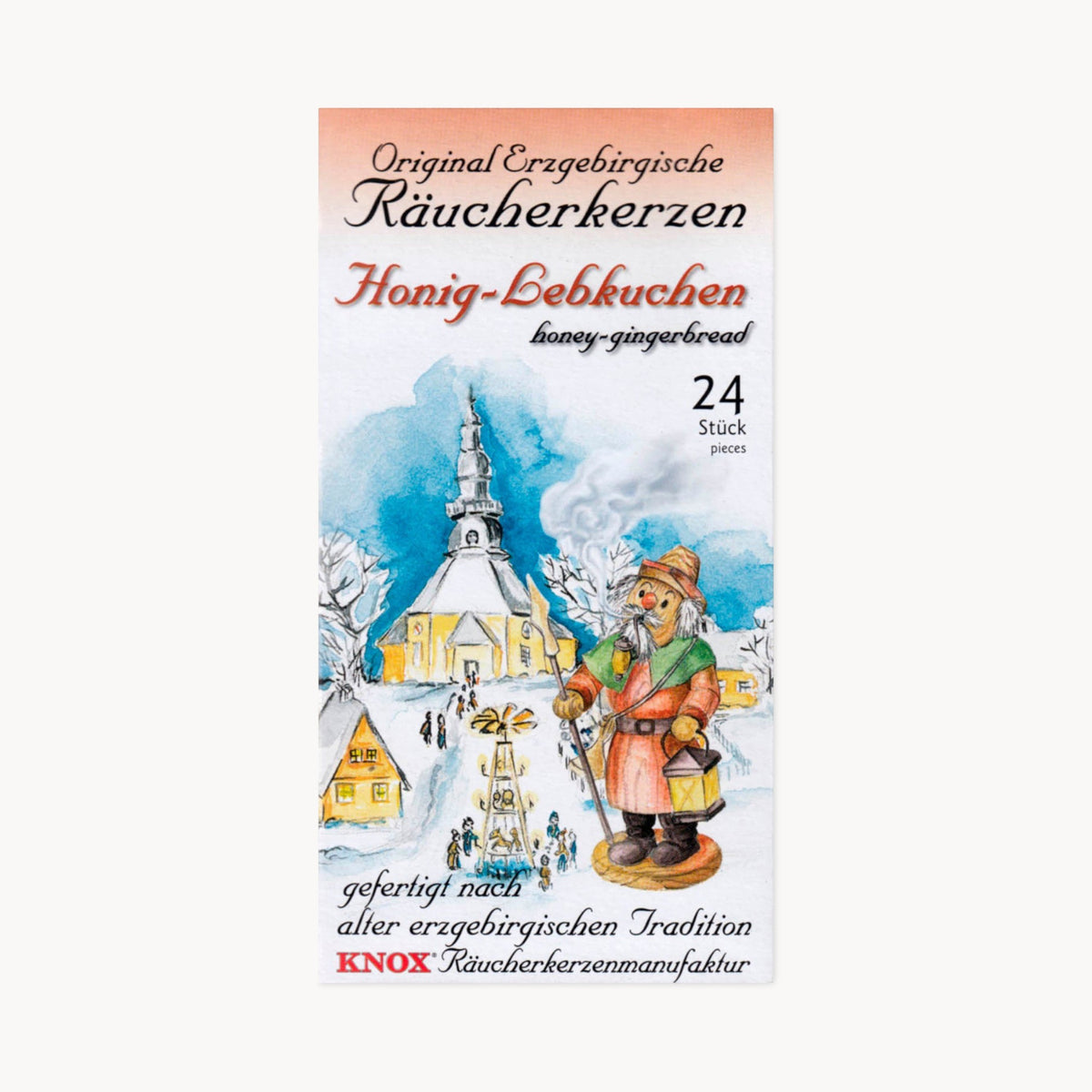 Gewürzhaus - Original Ore Mountain Incense Cones - Honey-Gingerbread (24 Pack)