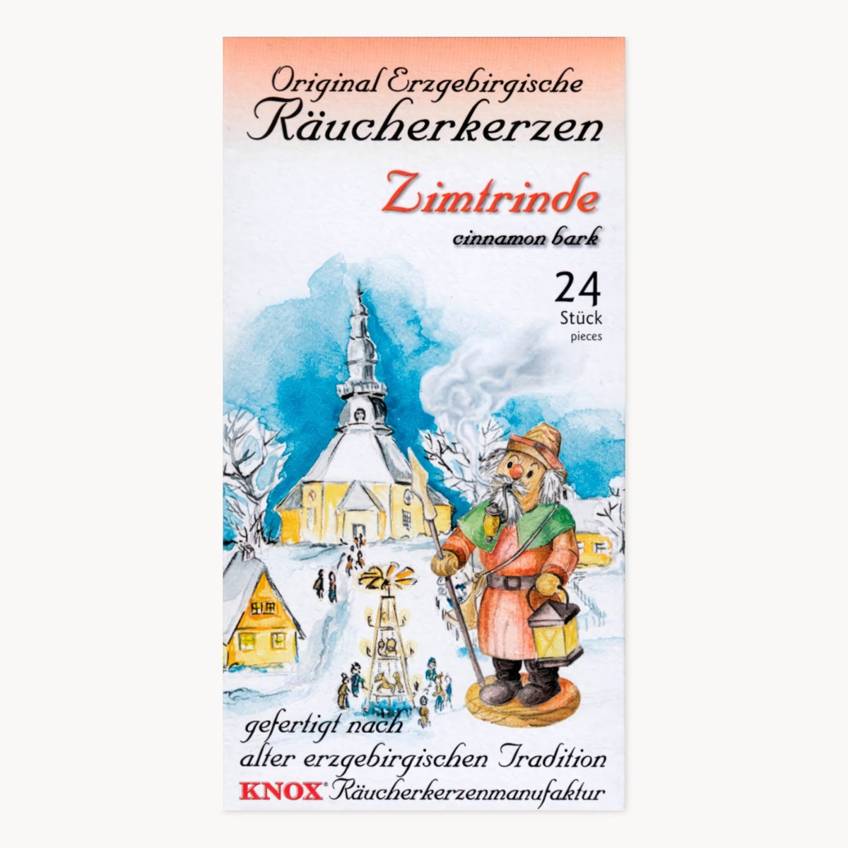 Gewürzhaus - Original Ore Mountain Incense Cones - Cinnamon Bark (24 Pack)