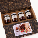 Gewürzhaus Mediterranean Table Gift Pack openw ith jars and recipe cards