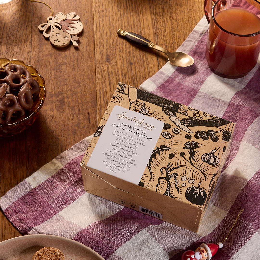Gewürzhaus Ten Favourites - Pantry Essentials Gift Box Lifestyle