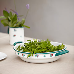 Gewürzhaus - Farmer's Bowl Flat w Handles 28cm/3L Meadow Flower