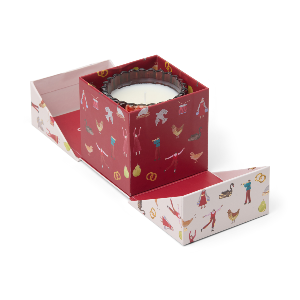 Gewürzhaus - Candle, Glass in Gift Box Winter Berry - Burgundy