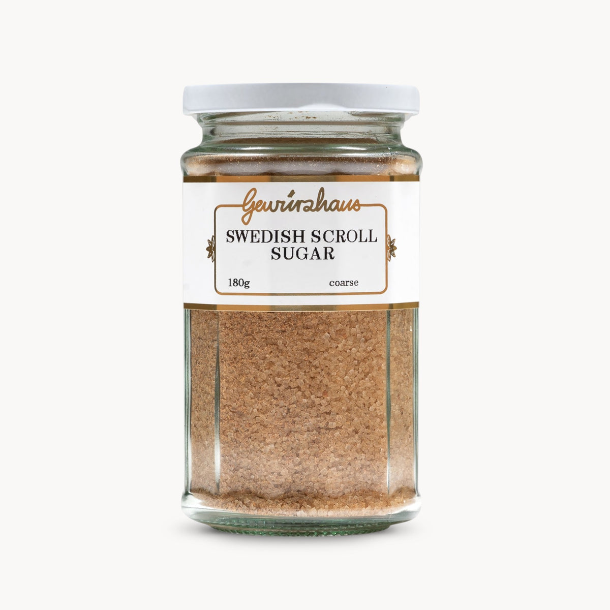 Gewürzhaus - Swedish Scroll Sugar LG Jar Closed