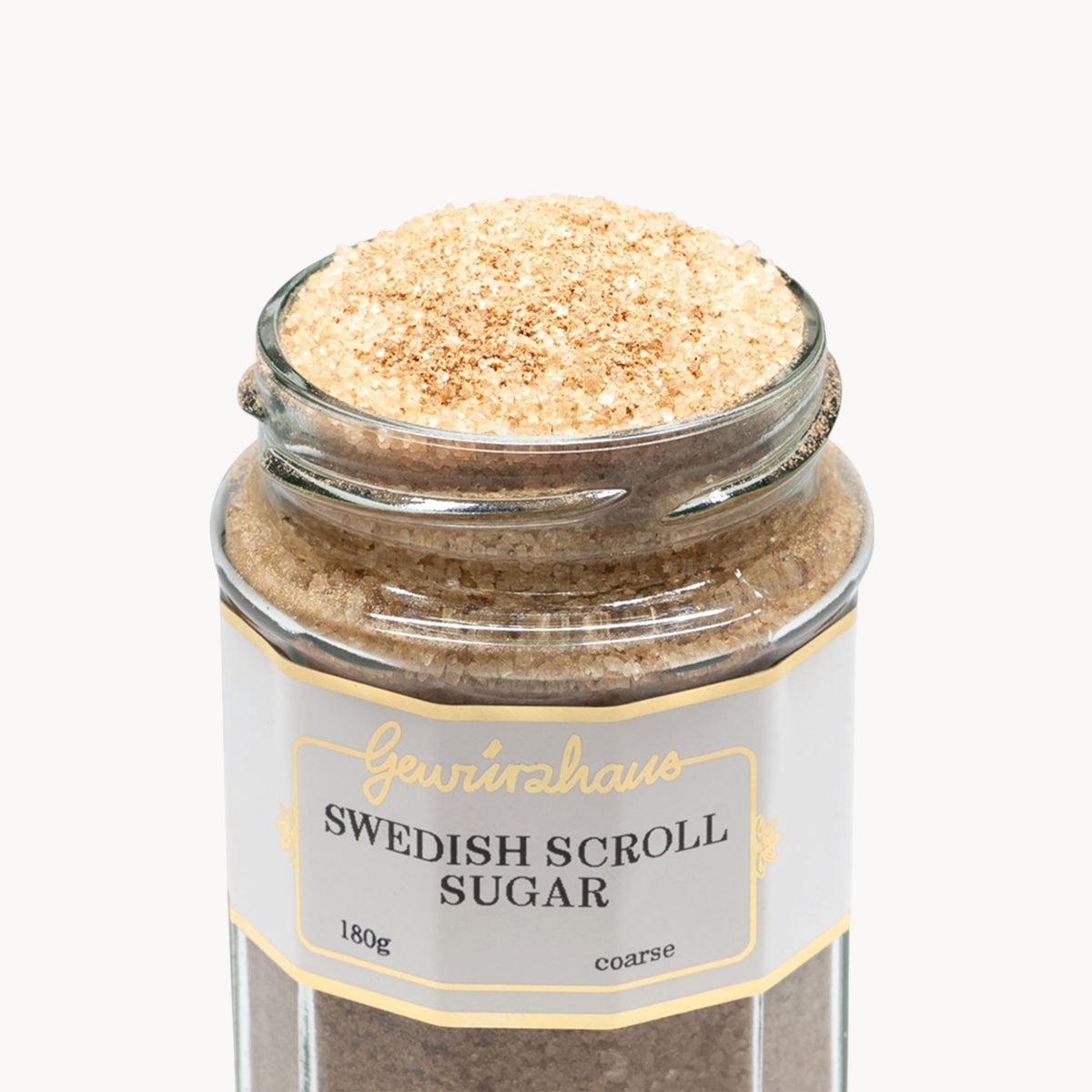 Gewürzhaus - Swedish Scroll Sugar LG Jar Open