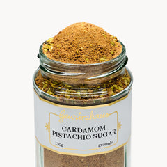 Gewürzhaus - Cardamom Pistachio Sugar LG Jar Open