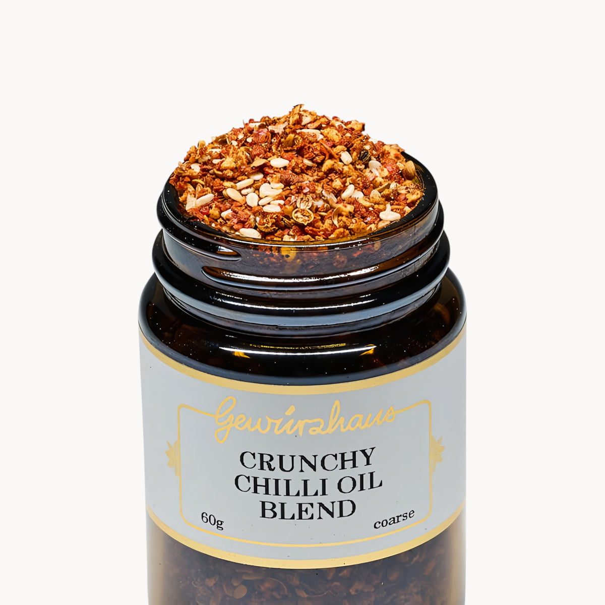 Gewürzhaus - Crunchy Chilli Oil Blend ME Jar Open