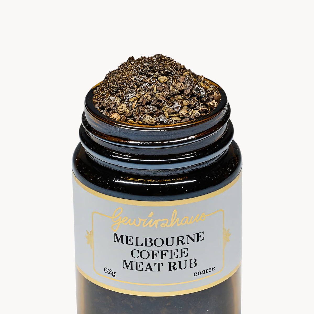 Gewürzhaus - Melbourne Coffee Meat Rub ME Jar Open