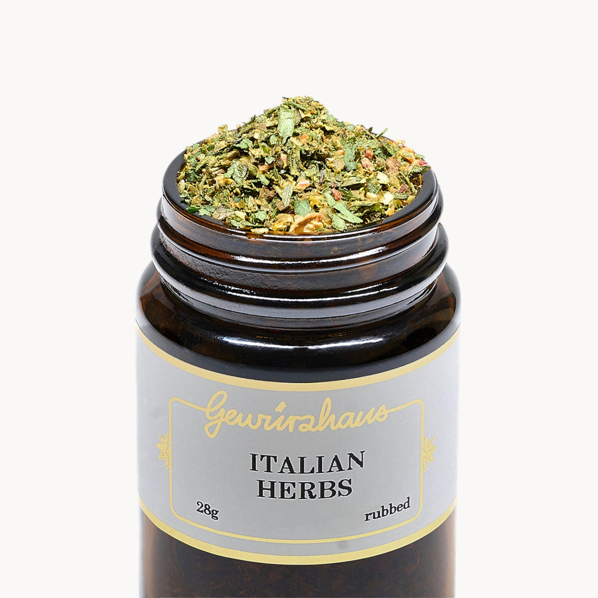 Gewürzhaus - Italian Herbs ME Jar Open