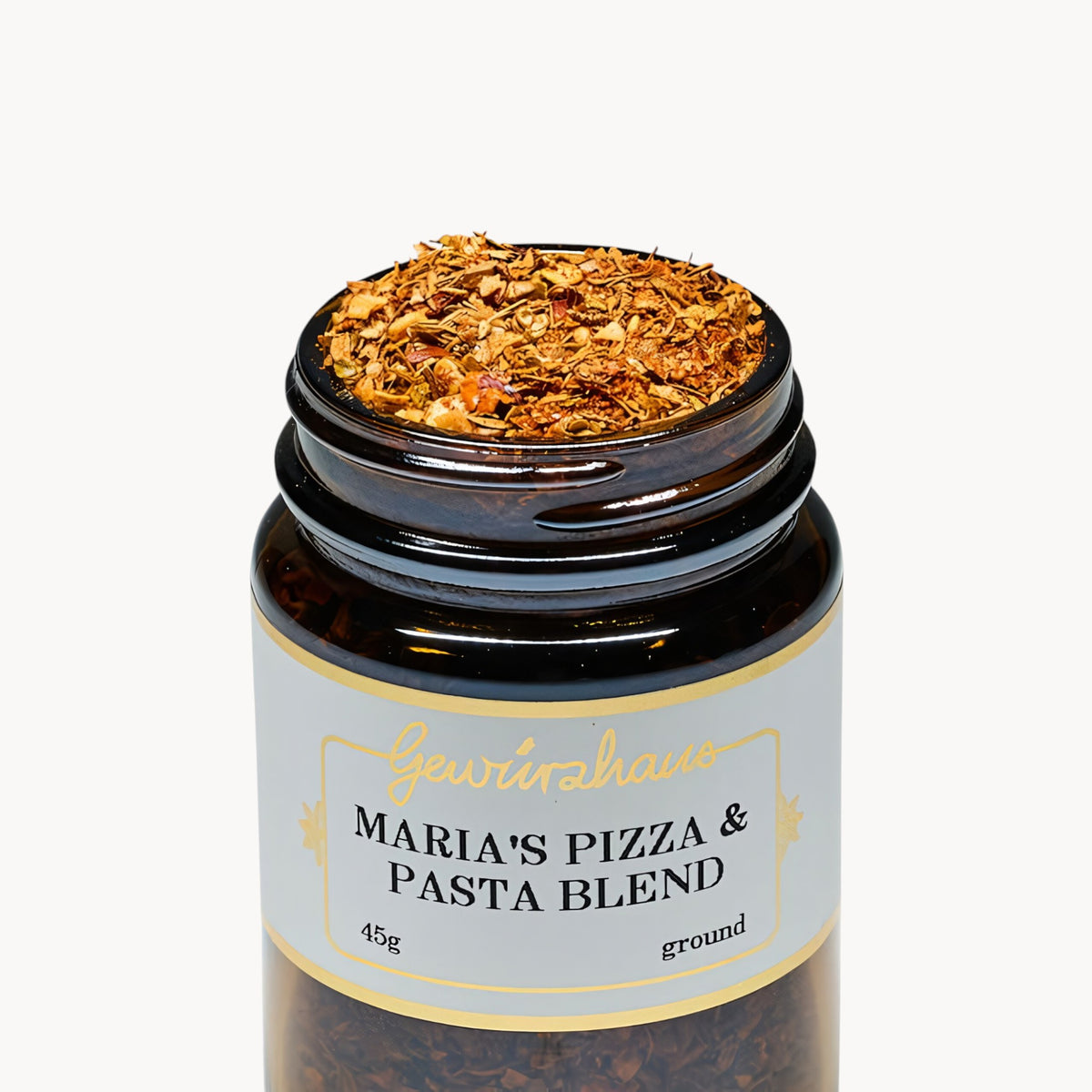Gewürzhaus - Maria's Pizza & Pasta Blend ME Jar Open