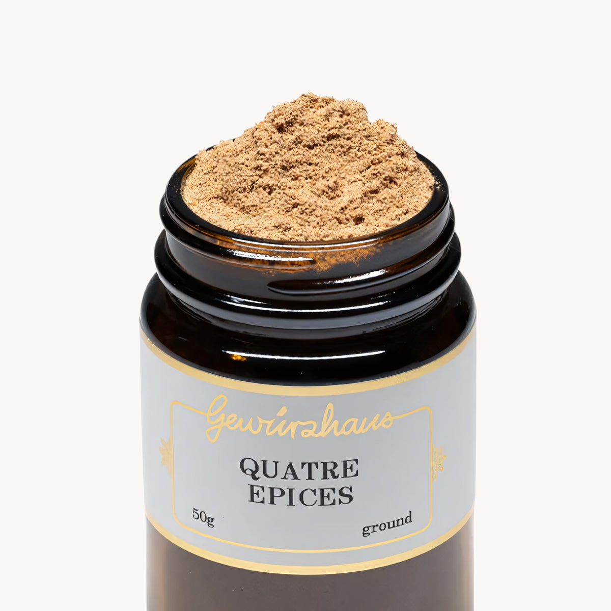 Gewürzhaus - Quatre Épices ME Jar Open