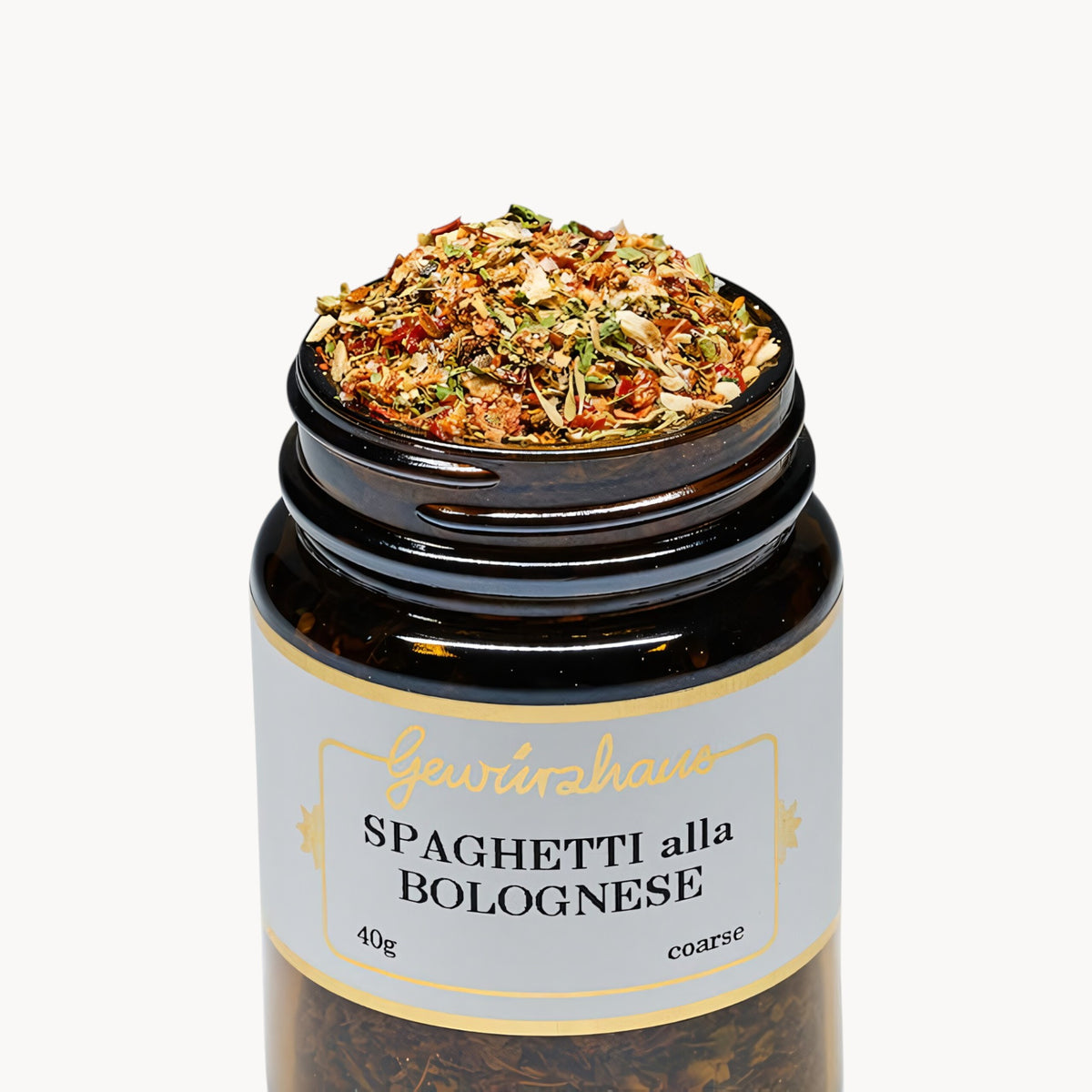 Gewürzhaus - Spaghetti Alla Bolognese ME Jar Open