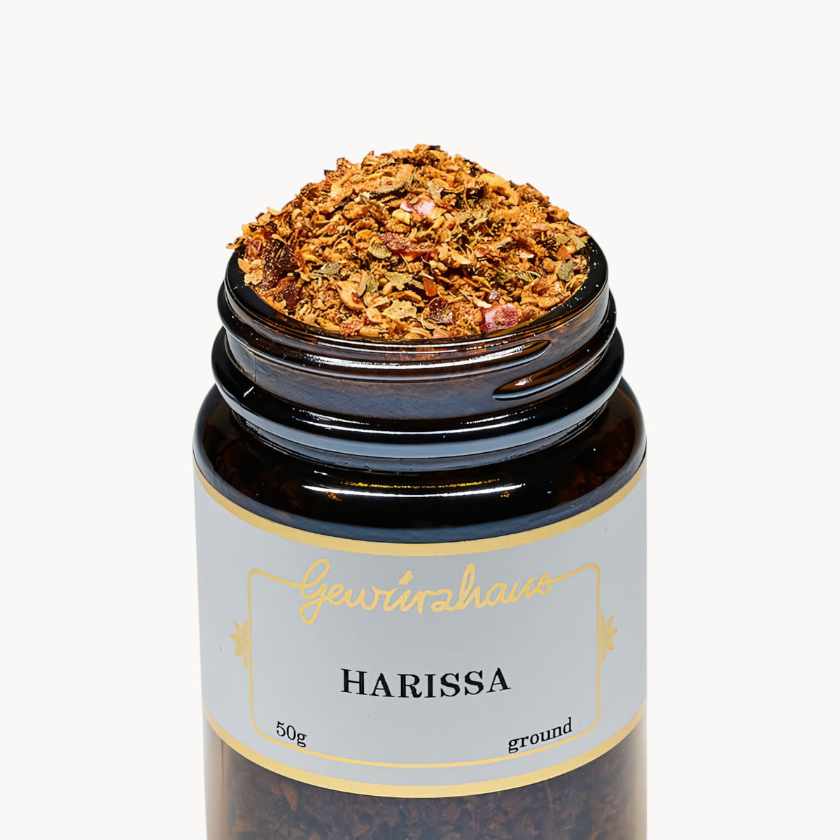 Gewürzhaus - Harissa ME Jar Open