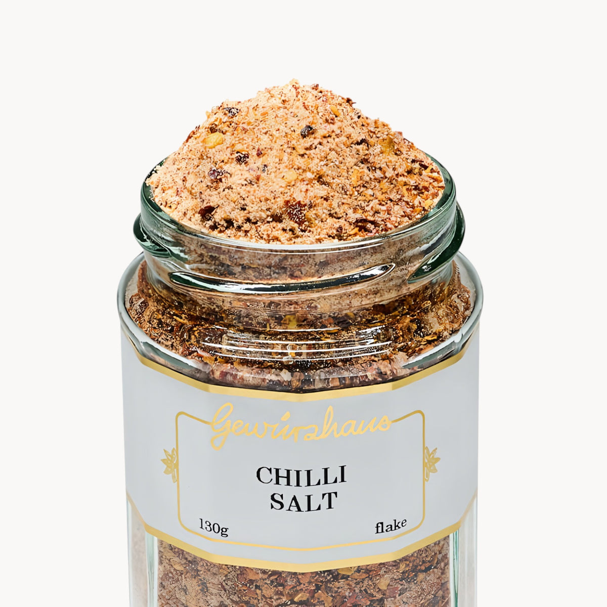Gewürzhaus - Chilli Salt LG Jar Open