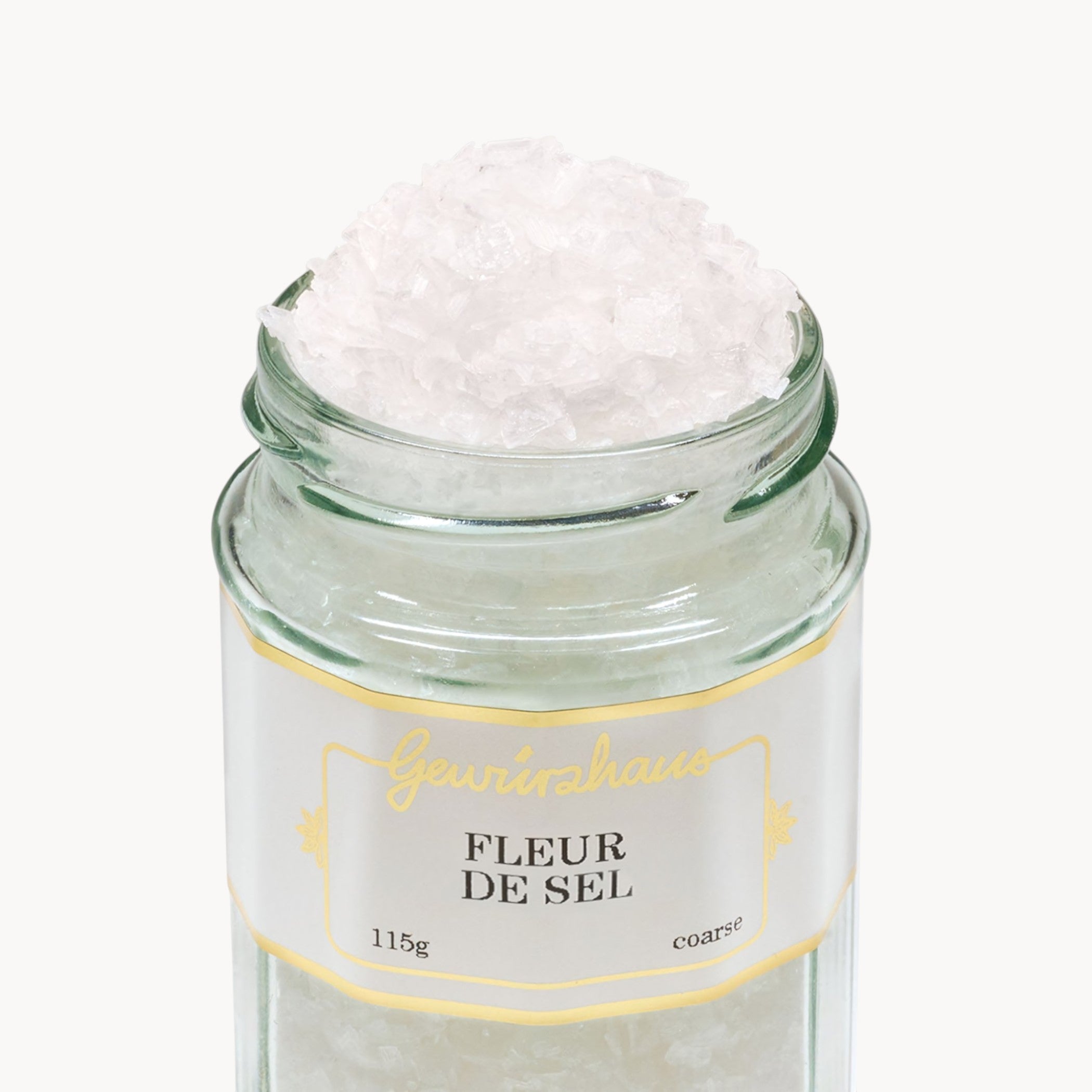 Gewürzhaus - Fleur de Sel LG Jar Open