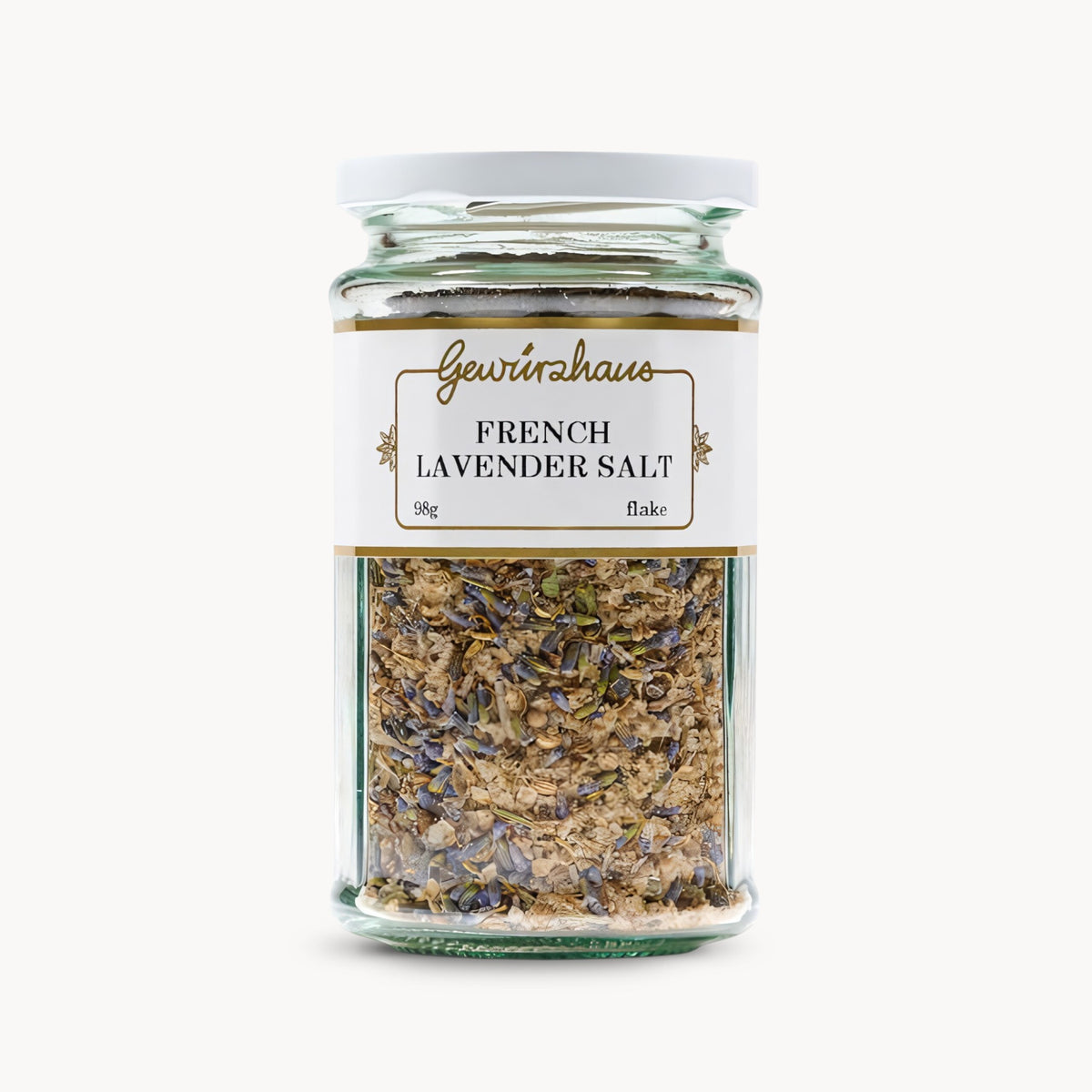 Gewürzhaus - French Lavender Salt LG Jar Closed