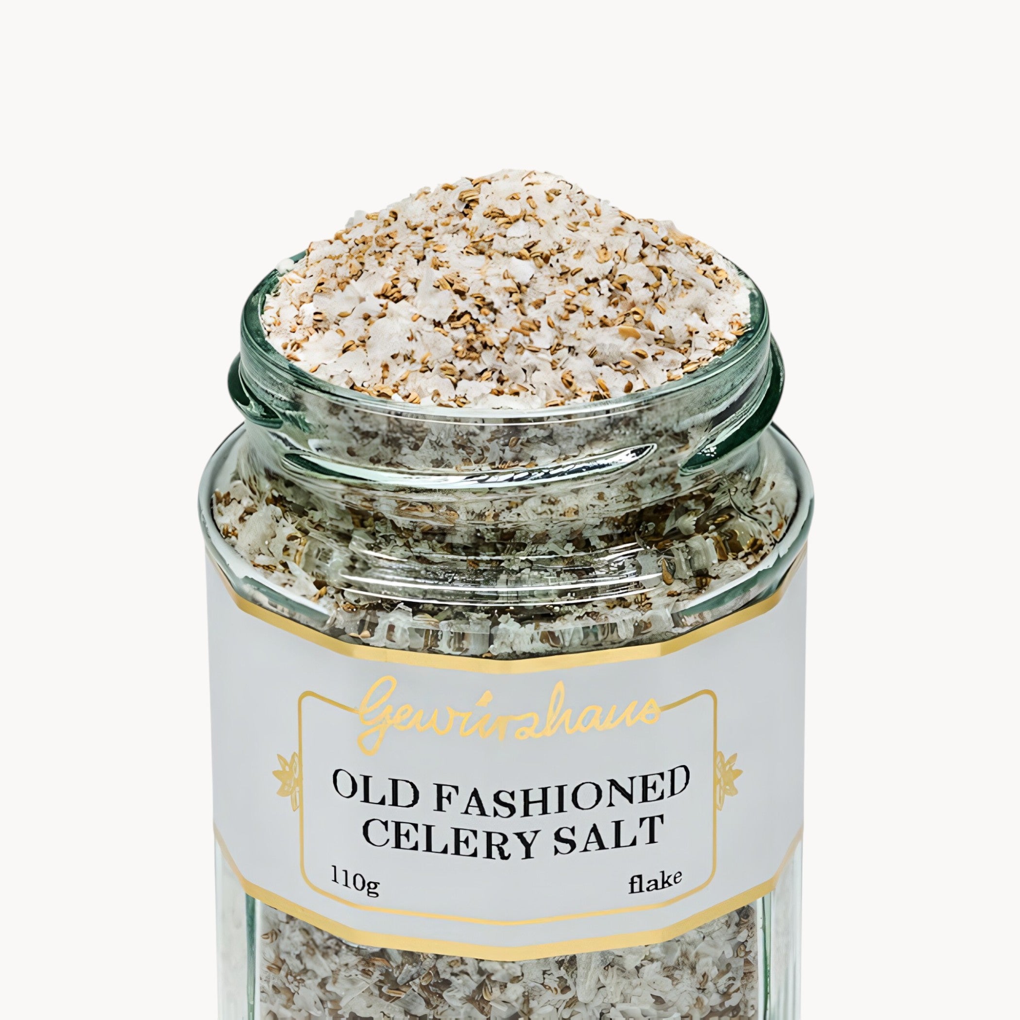 Gewürzhaus - Old Fashioned Celery Salt LG Jar Open