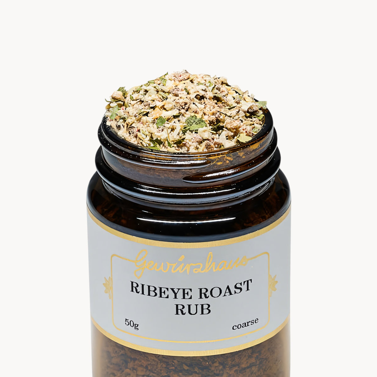 Gewürzhaus - Ribeye Roast Rub ME Jar Open